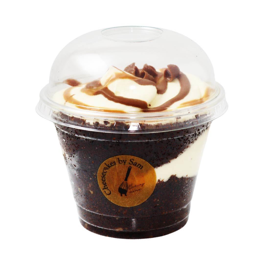 Brownie Snickers Cheesecake Jar by Sam *Nieuw